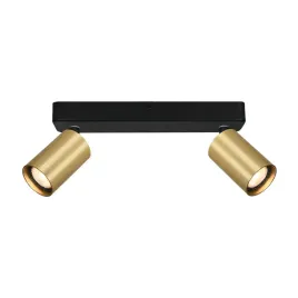 italux-lampa-sufitowa-nesto-2xgu10-czarny-piaskowany-mosiadz
