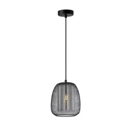 italux-lampa-wiszaca-amiria-e27-czarny-dymiony