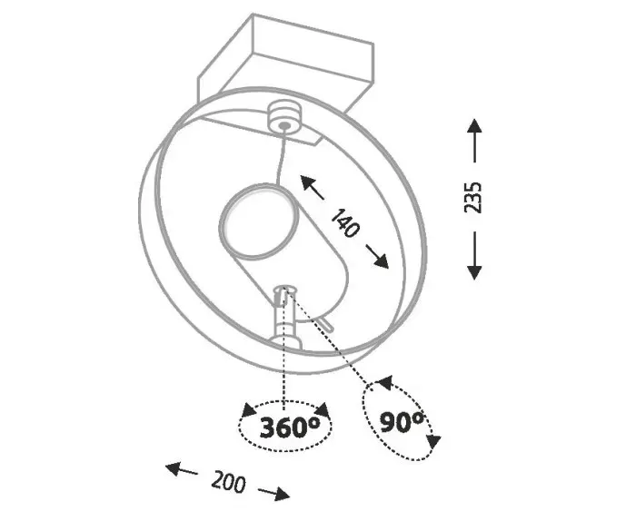 shilo-reflektor-wako-7219-gu10-bialy