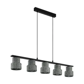 eglo-lampa-wiszaca-hilcott-5xe27-czarny-szary