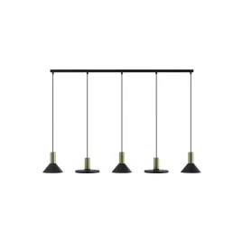nowodvorski-lampa-wiszaca-hermanos-5xgu10-czarny-mosiadz