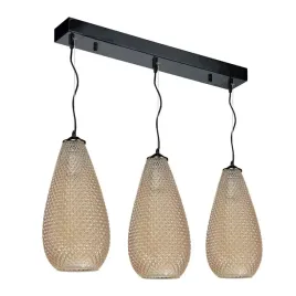 milagro-lampa-wiszaca-petra-3xe27-brazowy-czarny