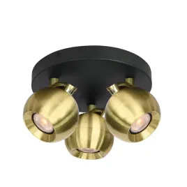 italux-lampa-sufitowa-lafin-3xgu10-czarny-piaskowany-mosiadz