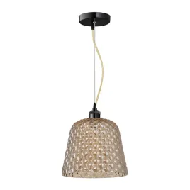 milagro-lampa-wiszaca-rio-e27-bursztynowy