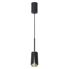 milagro-lampa-wiszaca-flower-gu10-czarny-zloty