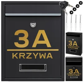 skrzynka-pocztowa-rib-czarnana-listy-zloty-napis