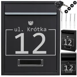 skrzynka-pocztowa-listy-czarna-wzor-napis