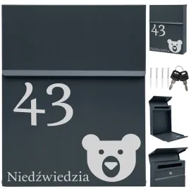 skrzynka-antracytowa-na-poczte-slim-wzor-napis
