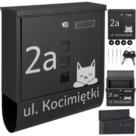 czarna-skrzynka-na-listy-i-poczte-tuba-wzbogacona-o-dekoracyjny-wzor