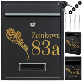 czarna-skrzynka-na-listy-rib-wzbogacona-o-zlote-wzory-i-napisy
