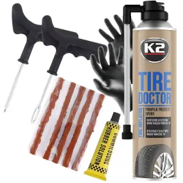 k2-tire-doctor-preparat-do-pompowania-i-uszczelniania-opon-zastepujacy-kolo-zapasowe-wraz-z-zestawem-naprawczym-sznury