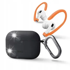 uniq-etui-nexo-airpods-pro-2-gen-ear-hooks-silicone-szary-charcoal-grey