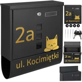skrzynka-na-listy-i-poczte-tuba-w-eleganckim-czarnym-wykonczeniu-ze-zlotym-wzorem