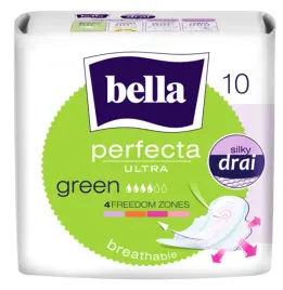 podpaski-higieniczne-bella-perfecta-ultra-green-ze-skrzydelkami-10szt