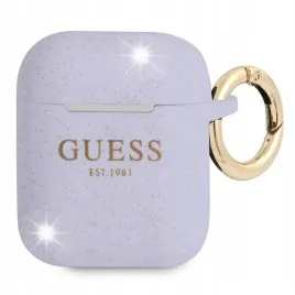 guess-gua2sggeu-airpods-cover-purpurowy-purple-silicone-glitter