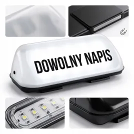 lampa-led-szpakowka-gapa-z-wlasnym-napisem-vip-taxi-ochrona-pilot-magnes