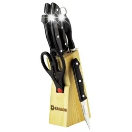 zestaw-komplet-5-nozy-w-bloku-8-el-maestro-noze-kuchenne-nozyce-ostrzalka