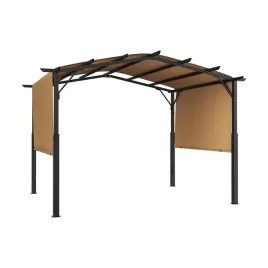 pergola-ogrodowa-3-05x3-05-m-metalowa-z-markiza-rozkladana-taras-ogrod