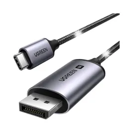 kabel-przewod-audio-video-usb-c-displayport-8k-hdr-hdcp2-3-earc-3m-szary
