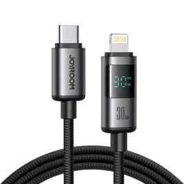 kabel-joyroom-pro-prism-30w-usb-c-lightning-z-wyswietlaczem-12m-czarny