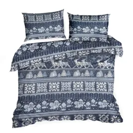 posciel-flanelowa-fjord-granatowa-160-x-200-cm-ciepla-i-miekka