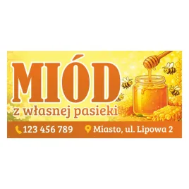 baner-sprzedaz-miodu-z-wlasnej-pasieki-2x1m