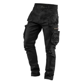 neo-spodnie-robocze-meskie-r-s-seria-denim-stretch-mocne-czarne