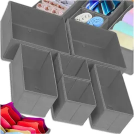 organizer-do-szuflady-memflow-szary-skladany-6-szt-28x28x10-cm