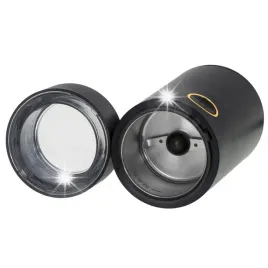 elektryczny-mlynek-do-mielenia-kawy-orzechow-ziol-mocny150w-srebny-przycisk