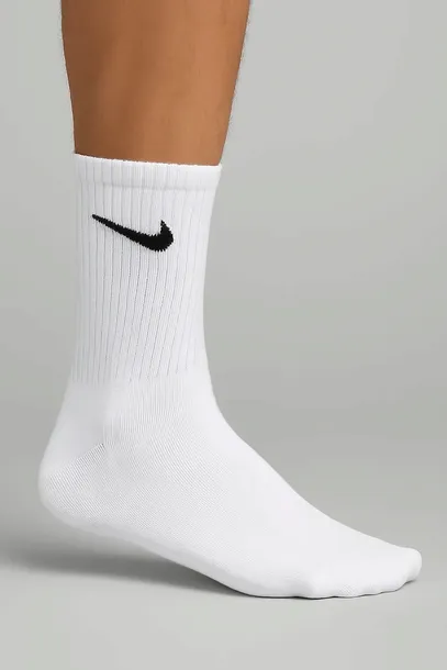 SKARPETY NIKE UNISEX ROZMIAR L BIAŁE 3 PARY