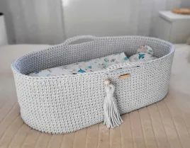 kosz-mojzesza-boho-bawelniany-handmade-z-materacykiem-jasny-szary