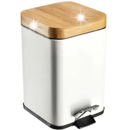lazienkowy-kosz-na-smieci-5l-kwadratowy-bialy-mat-bambus-z-pedalem-metalowy