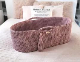 kosz-mojzesza-boho-bawelniany-handmade-z-materacykiem-mauve