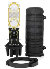 pionowa-mufa-swiatlowodowa-48-spawy-fiber-optic-ip67-144-wlokna