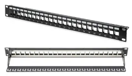 digitus-patchpanel-pusty-rack-19-24p-stp-keystone
