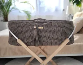 kosz-mojzesza-boho-bawelniany-handmade-z-materacykiem-mocca