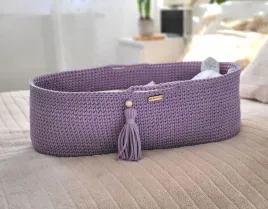 kosz-mojzesza-boho-bawelniany-handmade-z-materacykiem-lila
