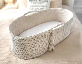 kosz-mojzesza-boho-bawelniany-handmade-z-materacykiem-smietanka