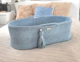 kosz-mojzesza-boho-bawelniany-handmade-z-materacykiem-misty-blue