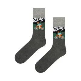 soxo-skarpety-meskie-rower-gory-szare-bawelna-prezent-dla-rowerzysty-40-45