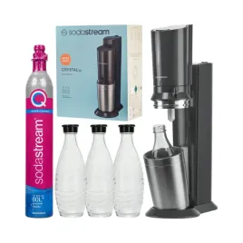 saturator-sodastream-crystal-3-0-titan-quickconnect-3-karafki