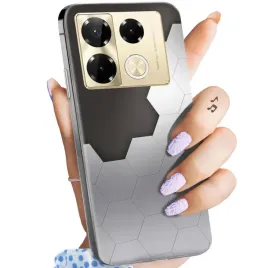etui-do-infinix-note-40-5g-wzory-szare-metallic-grey-obudowa-pokrowiec-case