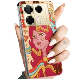 etui-do-infinix-note-40-5g-wzory-hippie-peace-hippisi-obudowa-pokrowiec