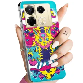 etui-do-infinix-note-40-5g-wzory-psycho-lsd-psychodelic-grzybki-obudowa