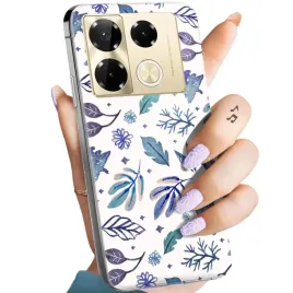 etui-do-infinix-note-40-5g-wzory-zima-snieg-sniezynki-winter-obudowa-case