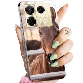 etui-do-infinix-note-40-5g-wzory-konie-kuce-pegazy-obudowa-pokrowiec-case