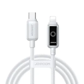 kabel-joyroom-s-a55-starflight-30w-usb-c-lightning-12m-bialy