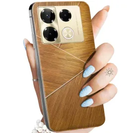 etui-do-infinix-note-40-5g-wzory-brazowe-drewniane-brown-obudowa-pokrowiec