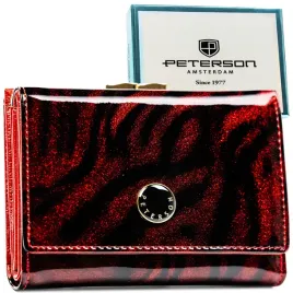 portfel-damski-lakierowany-skora-naturalna-czerwony-peterson-rfid-stop