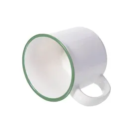 kubek-ceramiczny-emaliowany-300-ml-do-sublimacji-bialy-z-zielonym-rantem